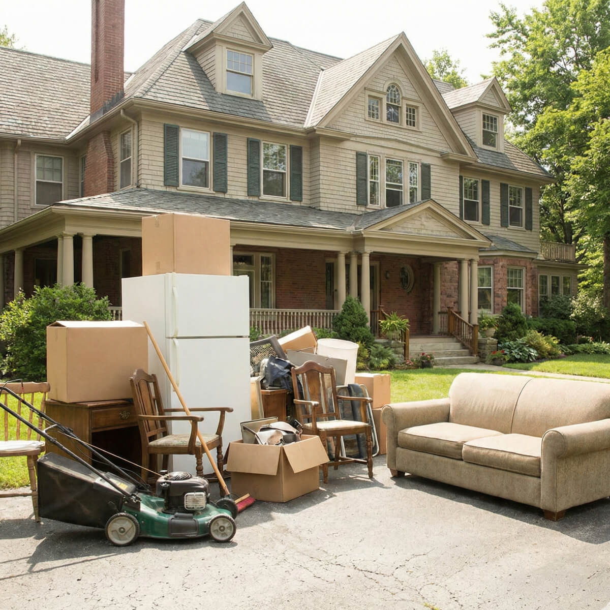 Lake City Junk Removal estate cleanout example