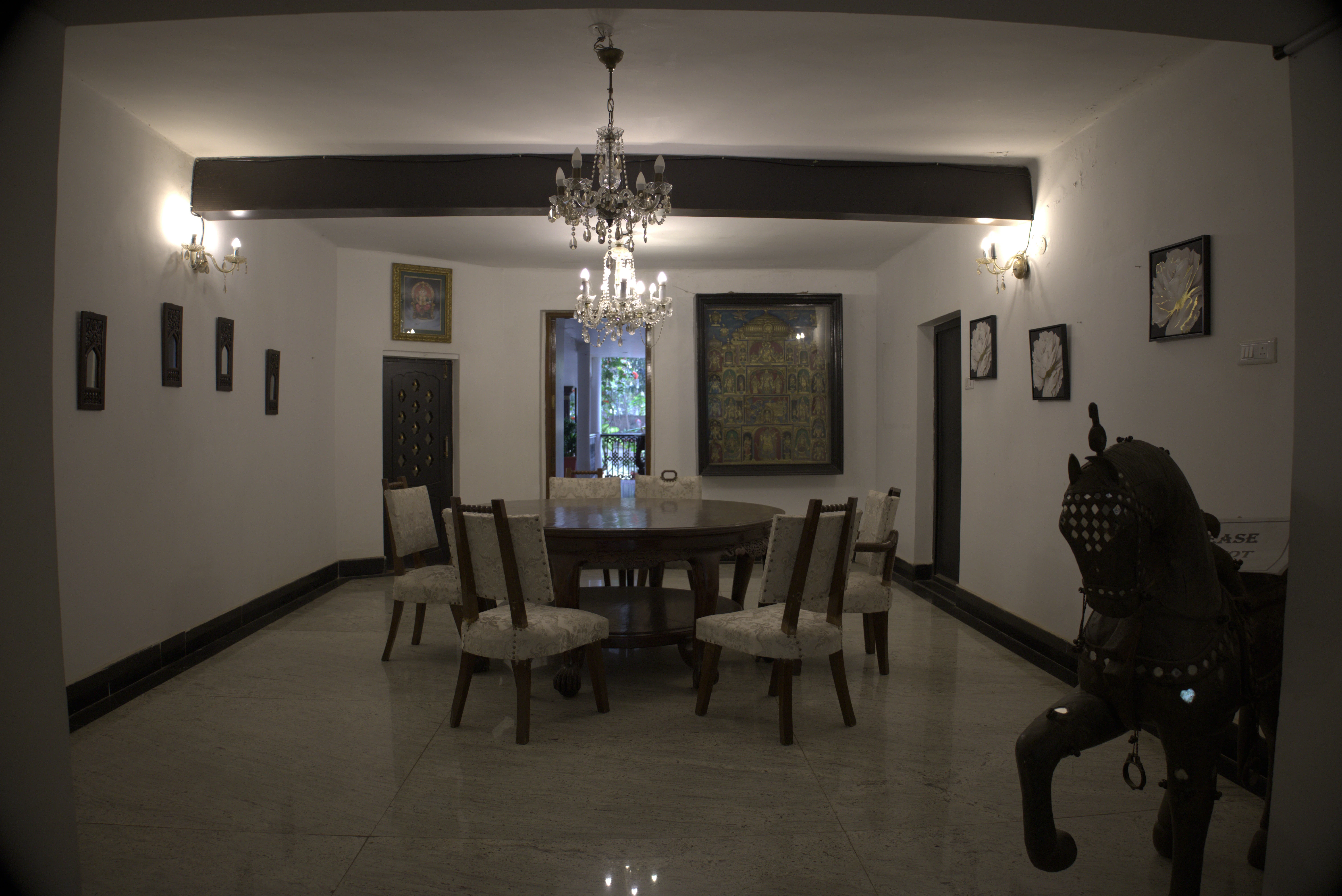 black vinyl record on white textile