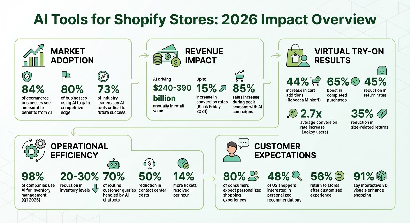 AI Tools Impact on Shopify Stores: Key Statistics and Benefits in 2026