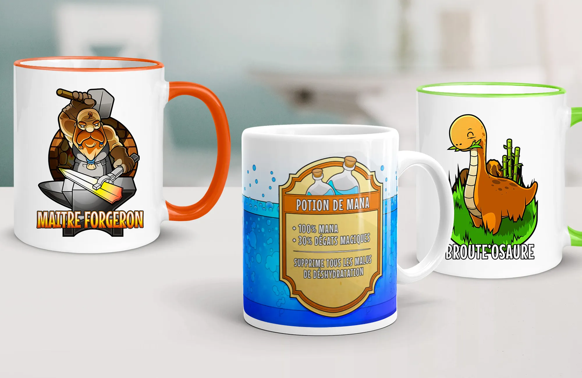 design pour mug geek