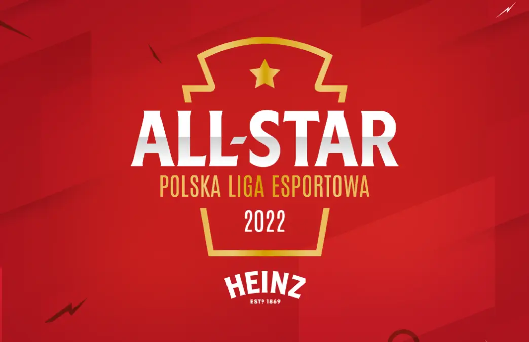Grafika promująca Heinz All-Star Polską Ligę Esportową 2022