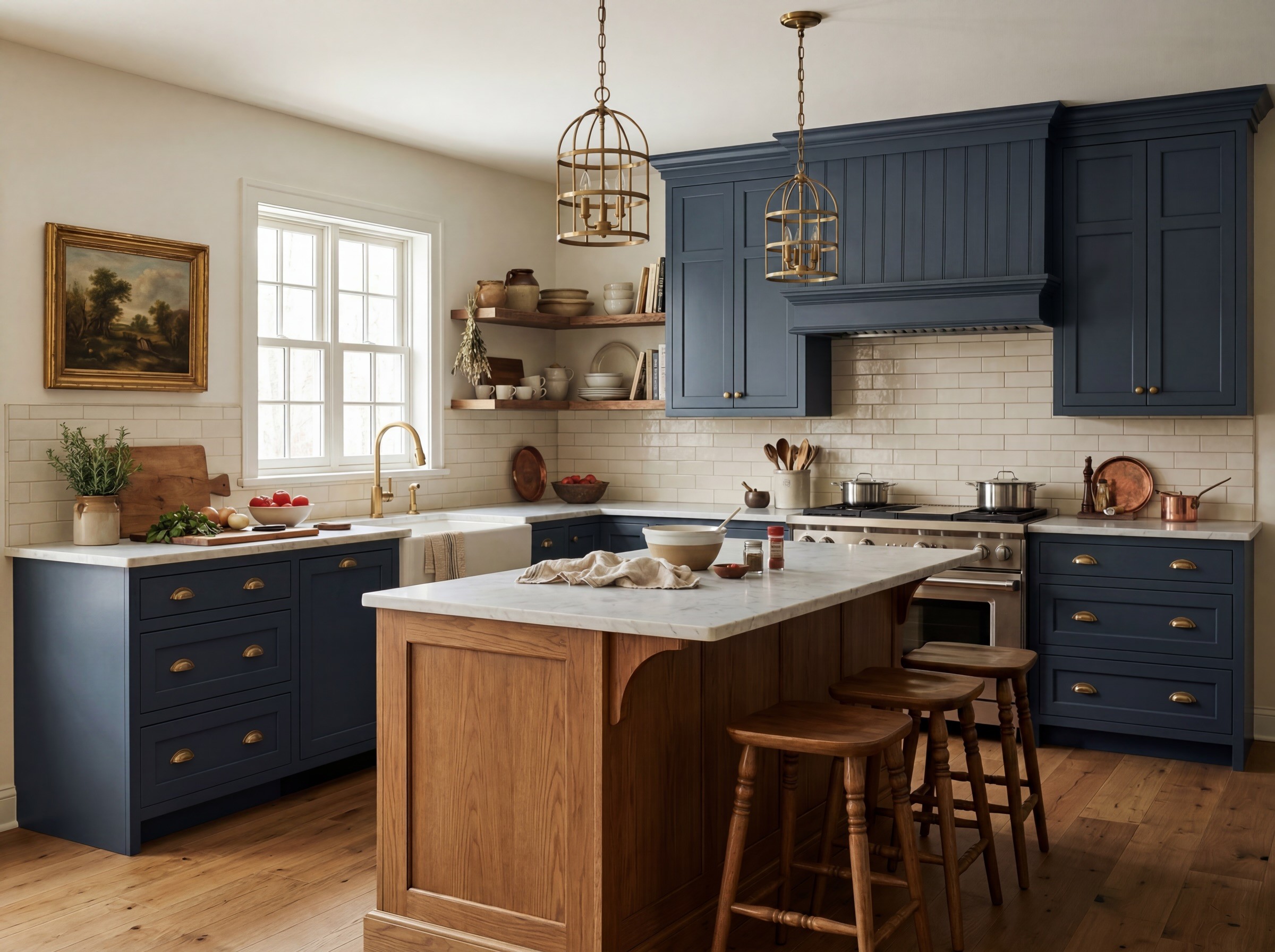 Benjamin Moore Hale Navy, HC-154. The benchmark navy, balanced between warm and cool. The safe pick if you're torn.