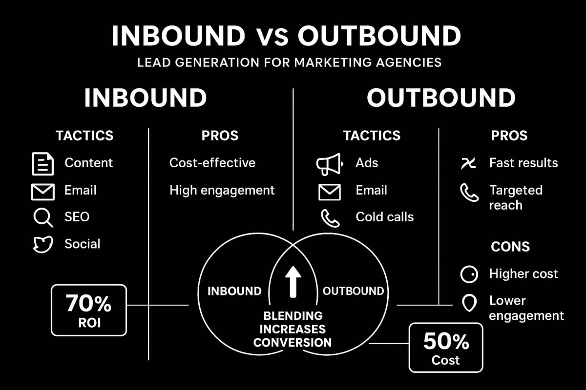 Inbound vs Outbound: Choosing the Right Mix for Agency Success