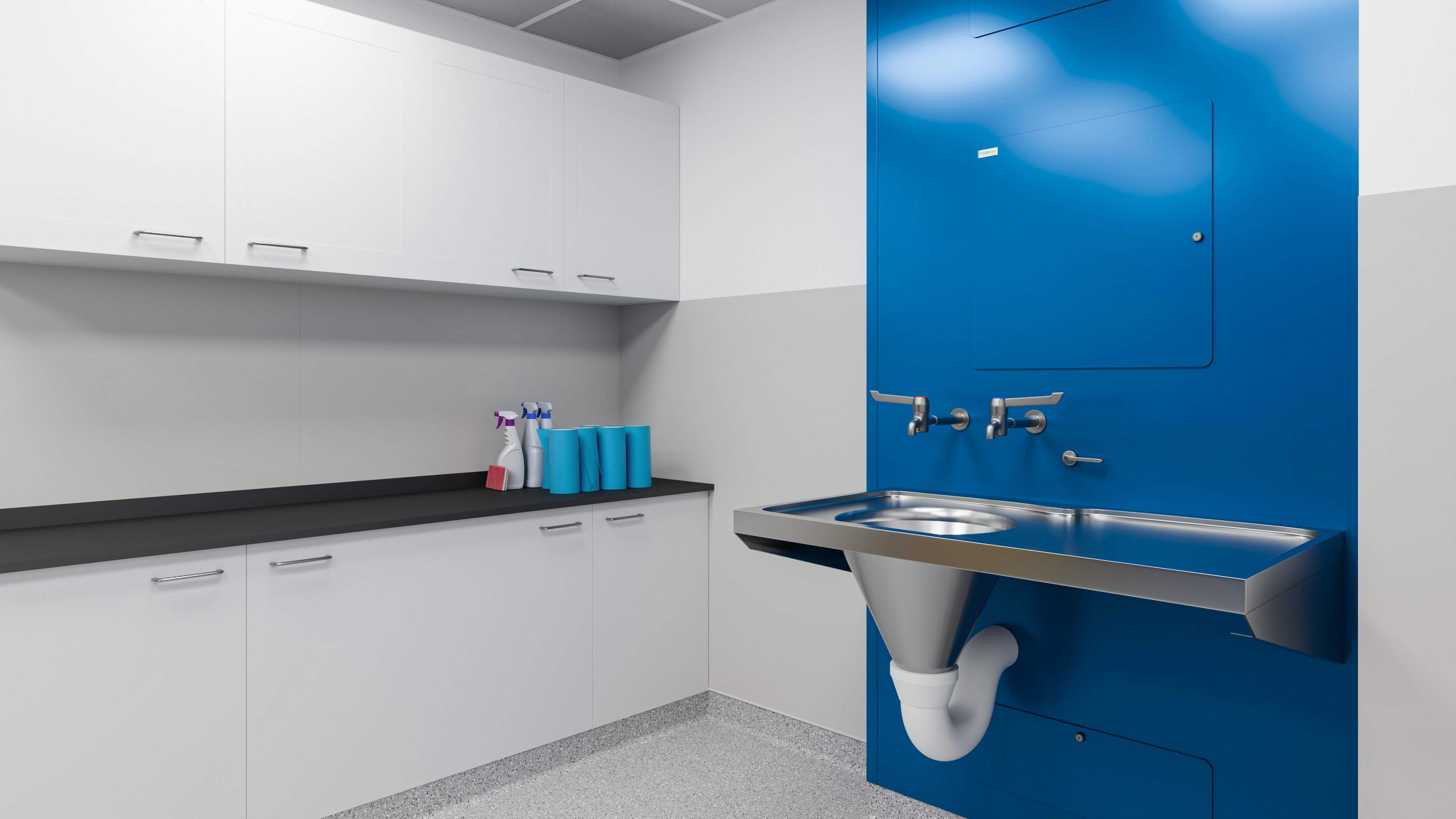 Monsoon utility & sluice integrated plumbing system 