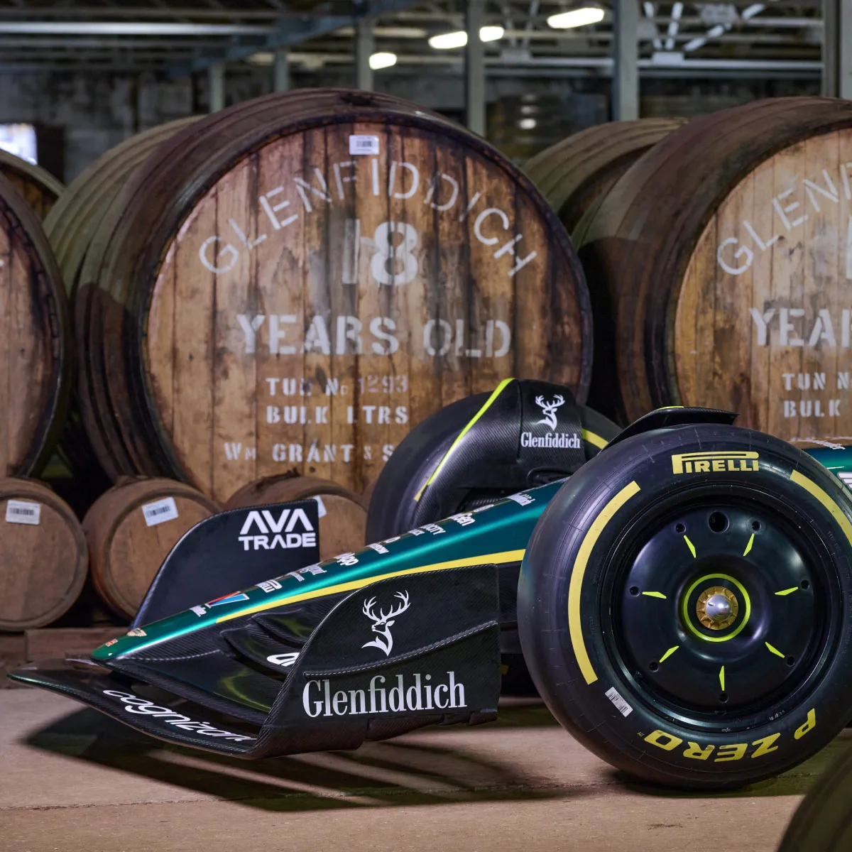 Glenfiddich unveils a rare 1959 bottling in partnership with Aston Martin Formula One at the Las Vegas Grand Prix.