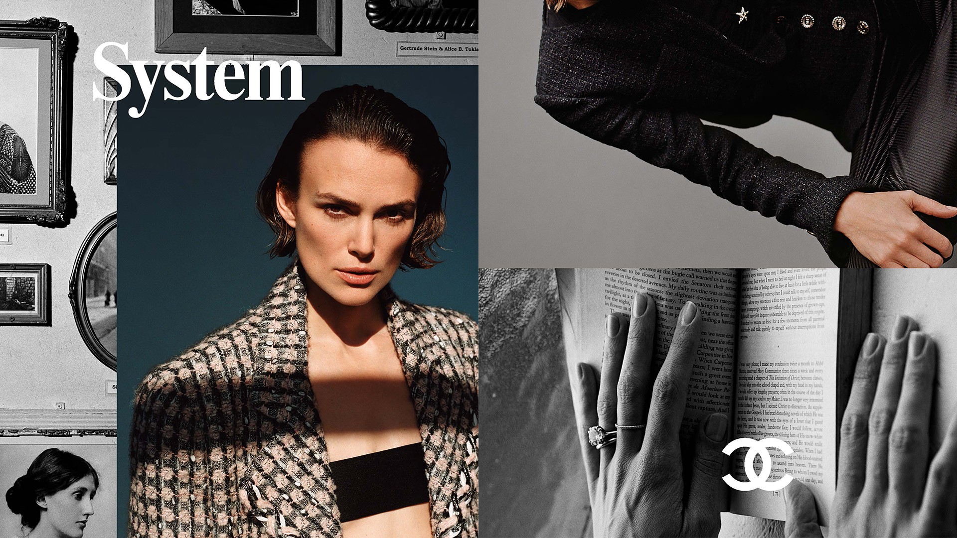 System Magazine Supplement Chanel Photographed by Alasdair McLellan Feautirng Keira Knightley and Charlotte Casiraghi