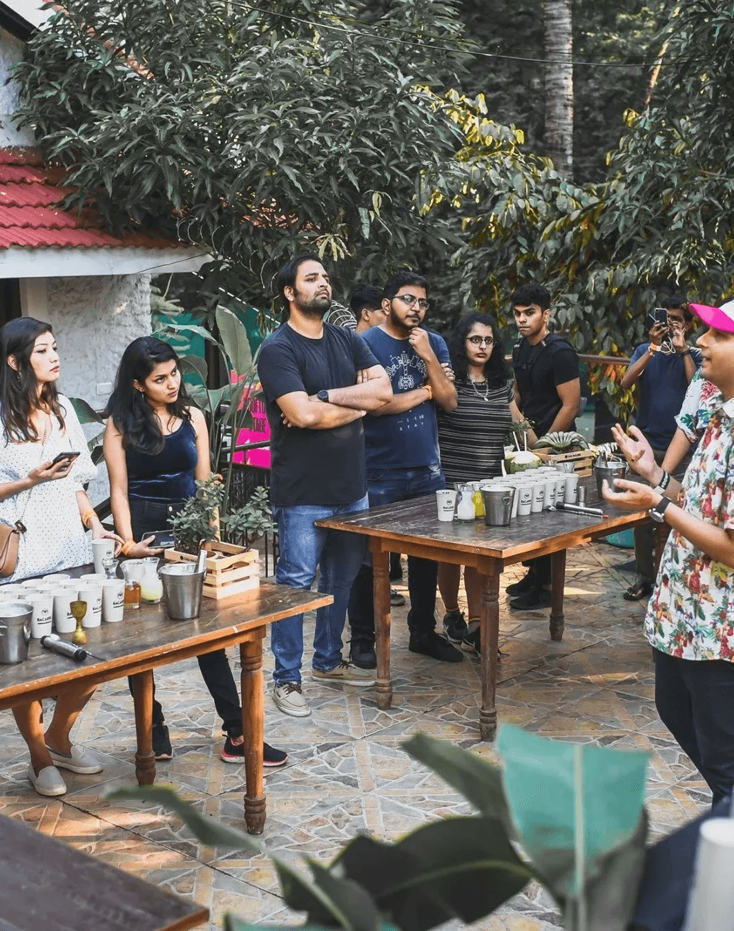 Food magazine spread combining editorial photography with modern typography desig