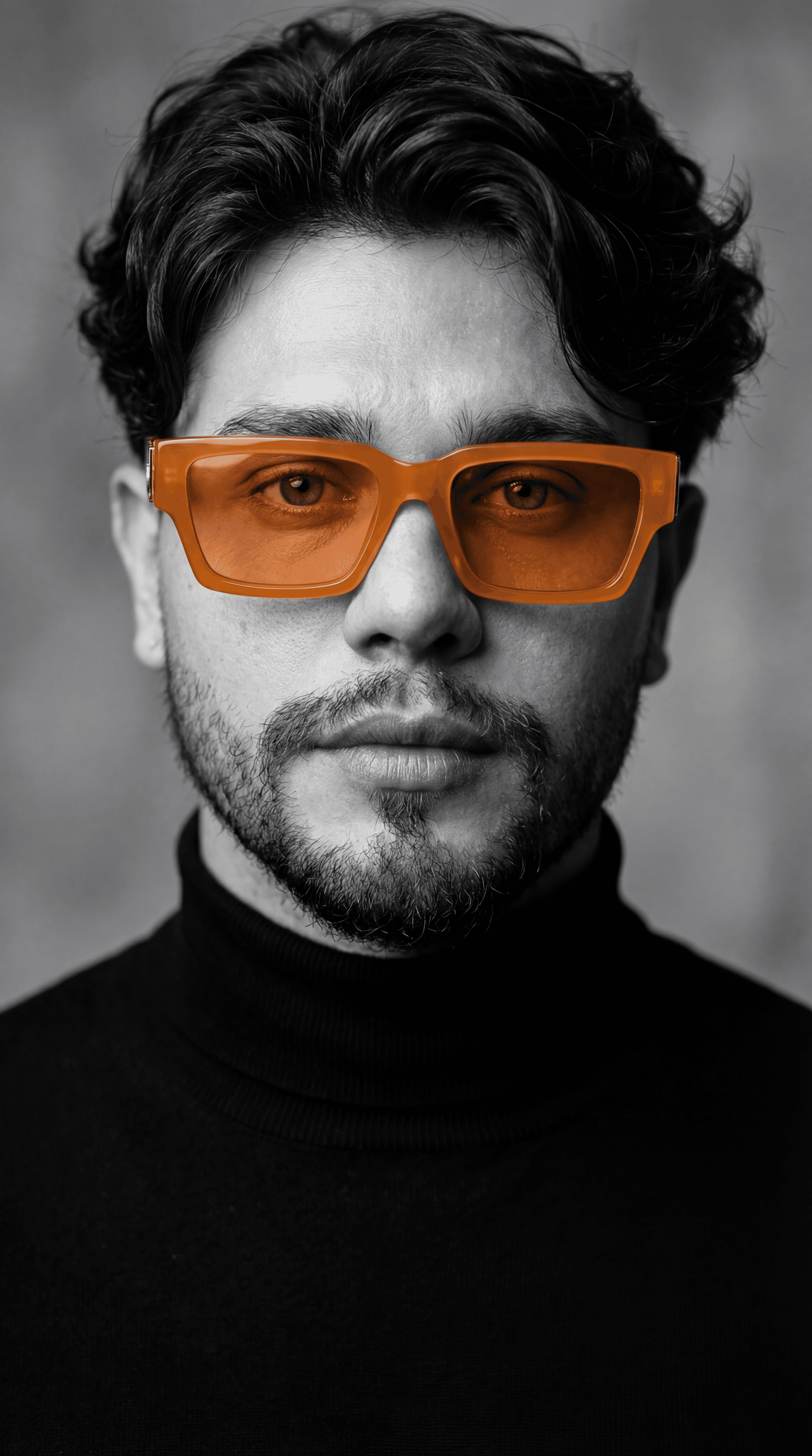 Man Wearing Black Coat