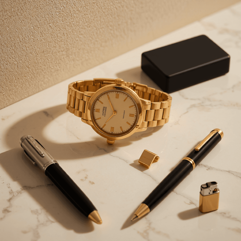 product photography of luxury watch