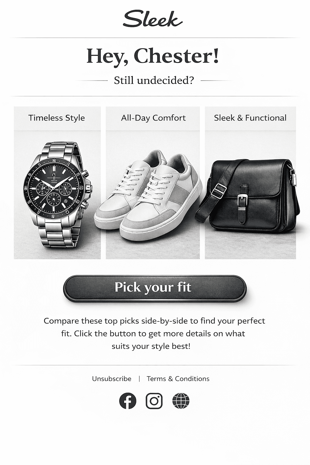 Browse abandonment email
