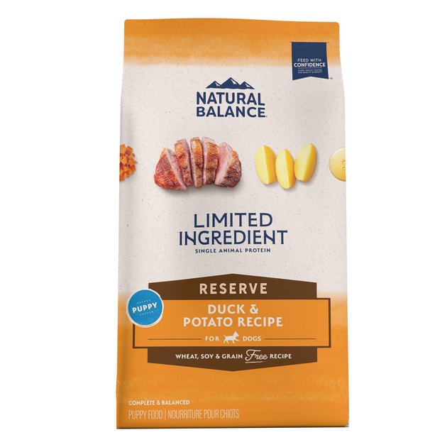 Natural Balance Limited Ingredient Reserve Grain-Free Duck & Potato Puppy Recipe Dry Dog Food