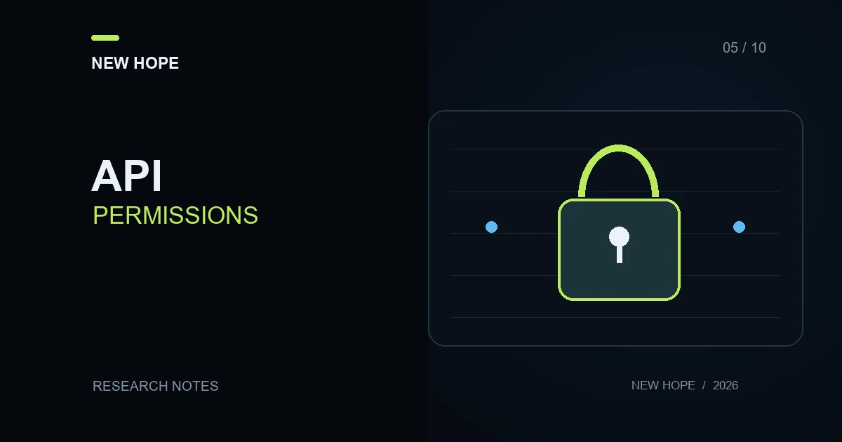 New Hope — Crypto Bot API Keys: Permissions and Access Checks