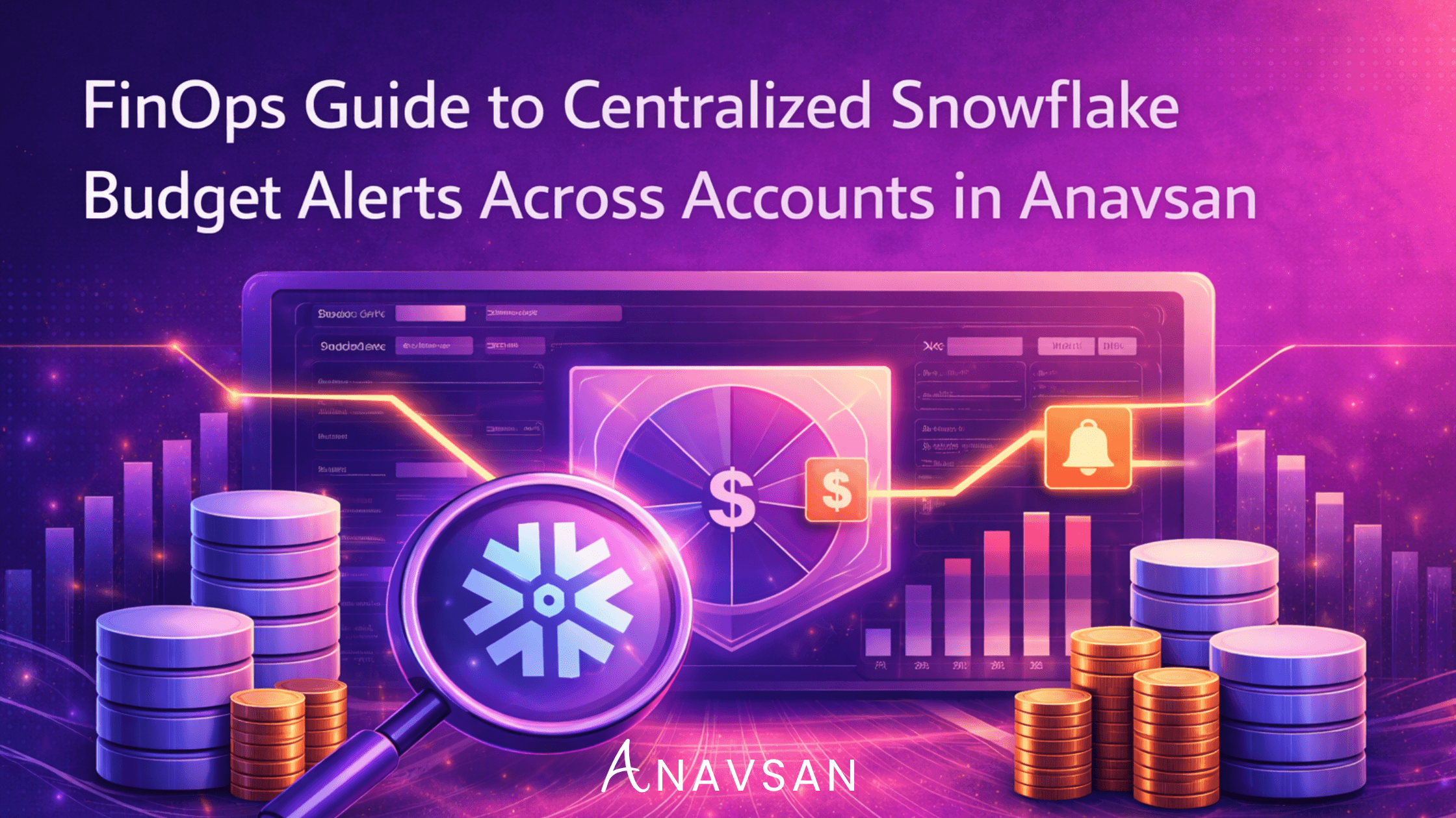 FinOps Guide to Centralized Snowflake Budget Alerts Across Accounts in Anavsan