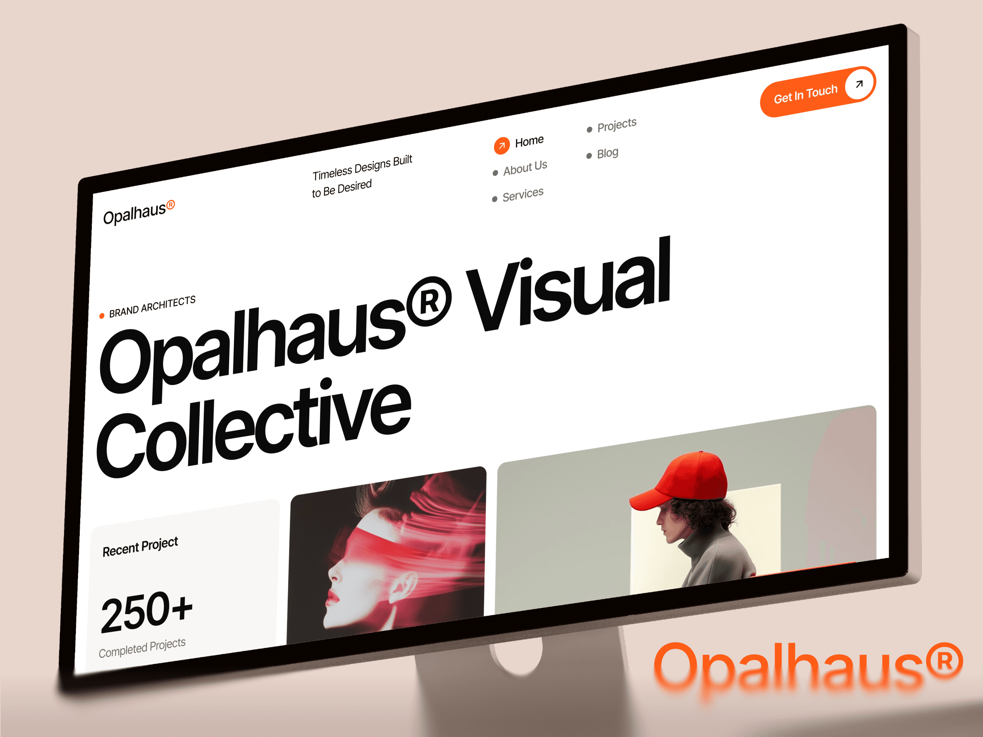 framer creative agency template