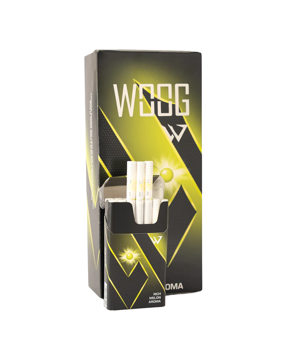 Woog Melon Mint cigarette pack.