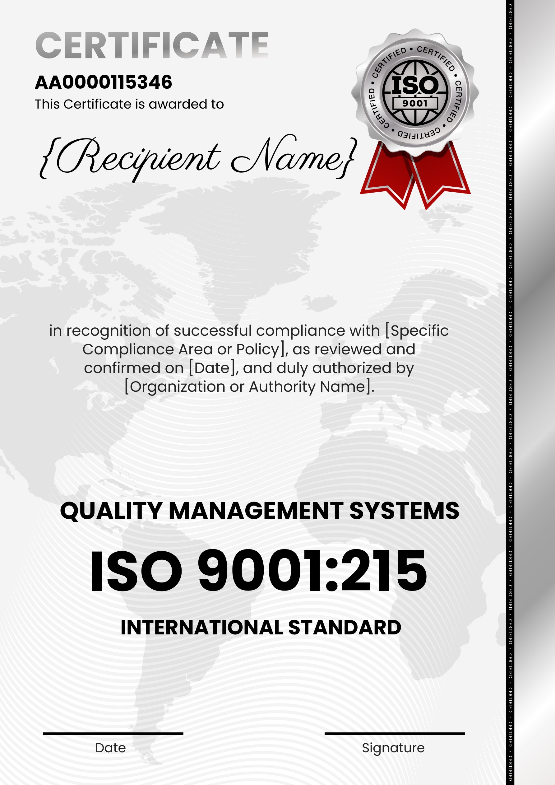 Wauld - Professional Certificate of Compliance
