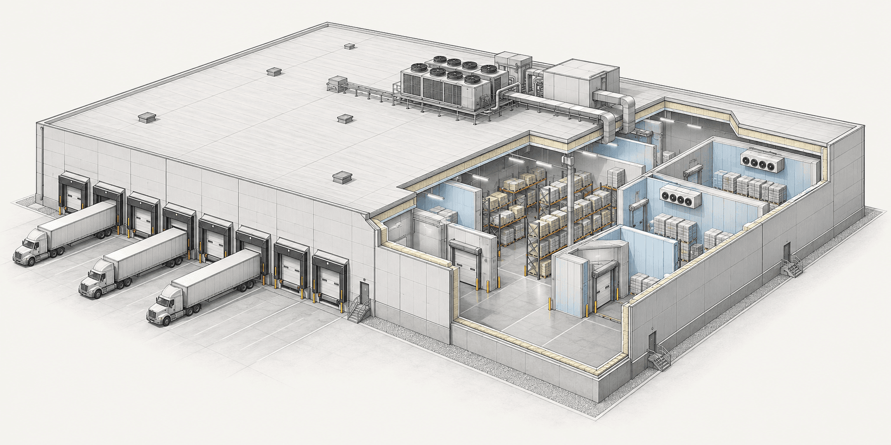 Contained proportional standalone cutaway — conceptual