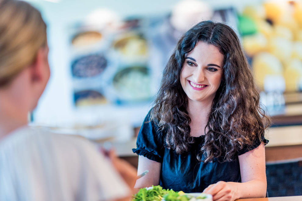 Gioia during her internship at LKW Walter, © LKW Walter