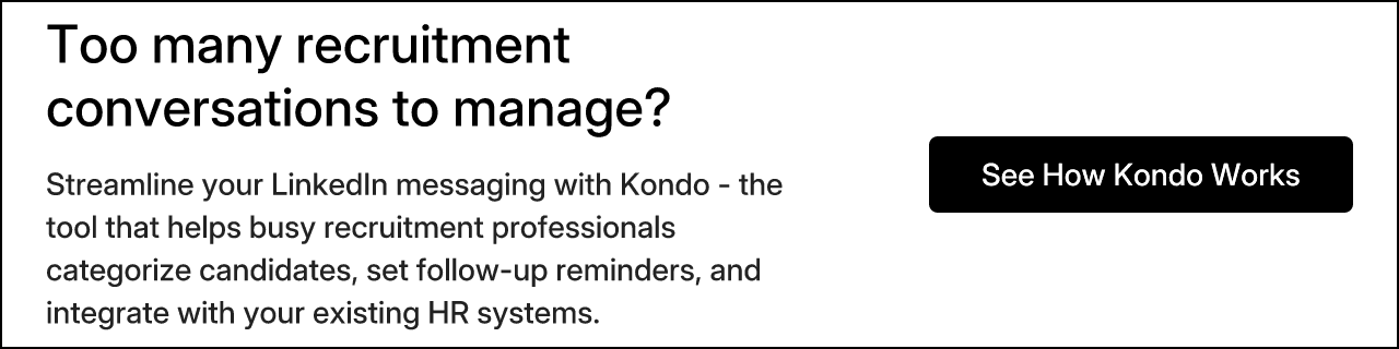 Too many recruitment conversations to manage?