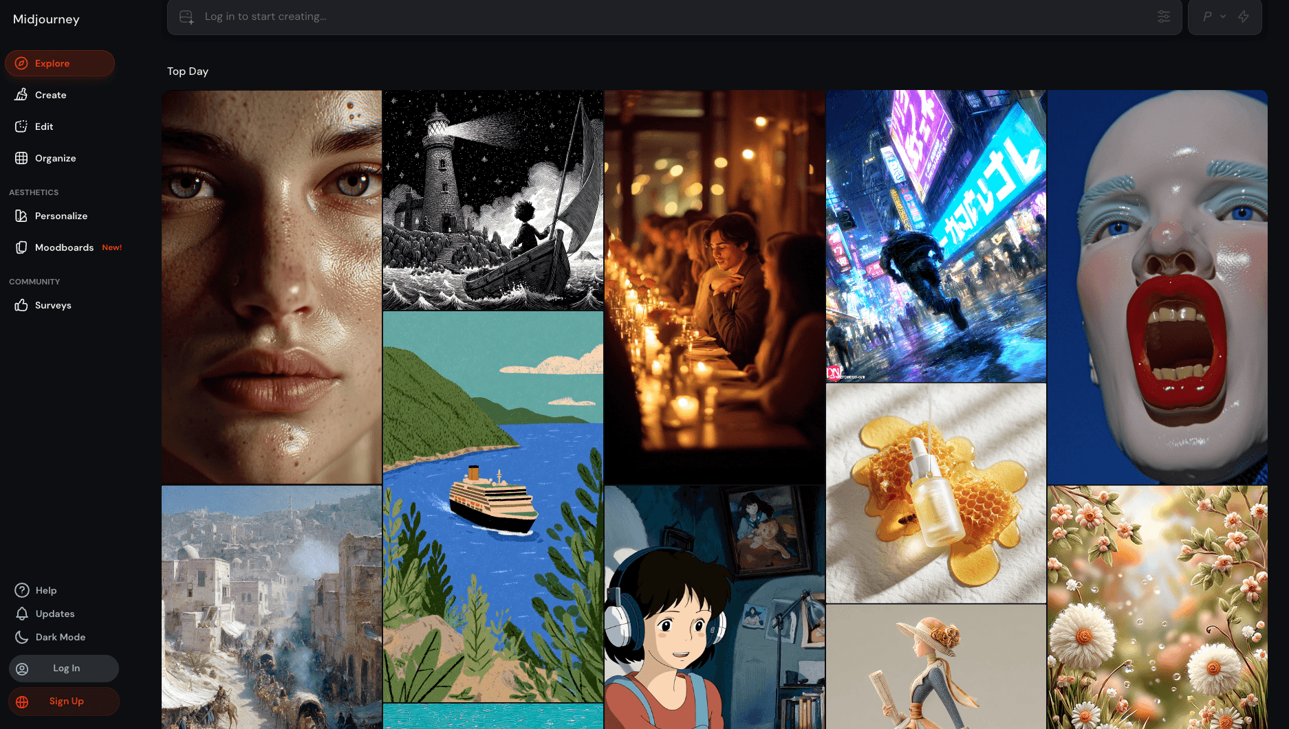 midjourney ia creation 