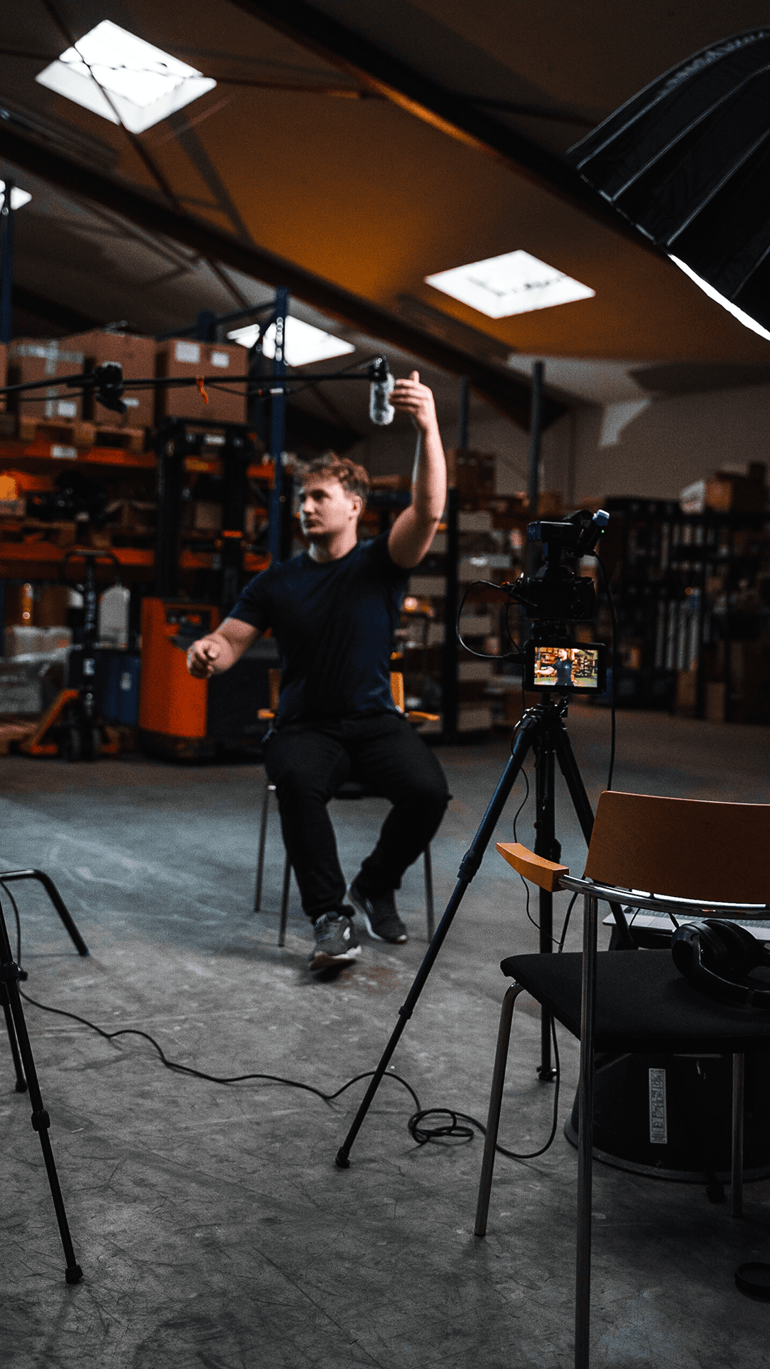 A 3D-rendered abstract shape with spiky, curved protrusions resembling a star or sea urchin, centered against a dark textured background.