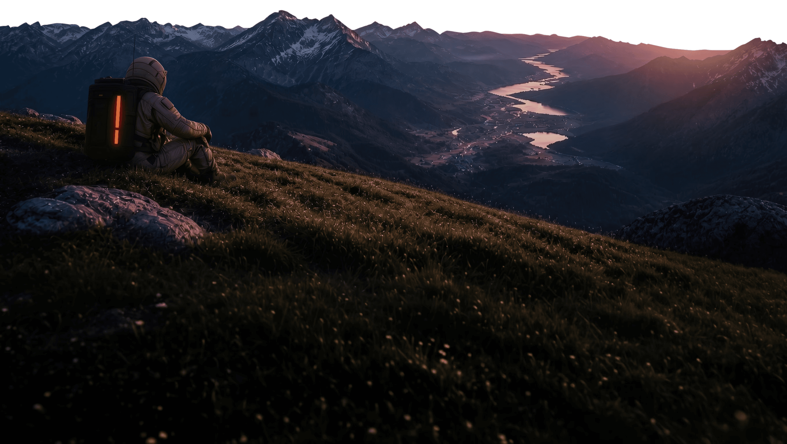 Transparent image of sand dunes