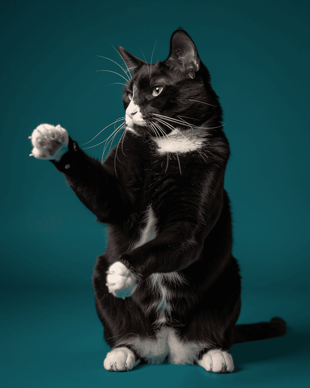 Cat Portrait Playful