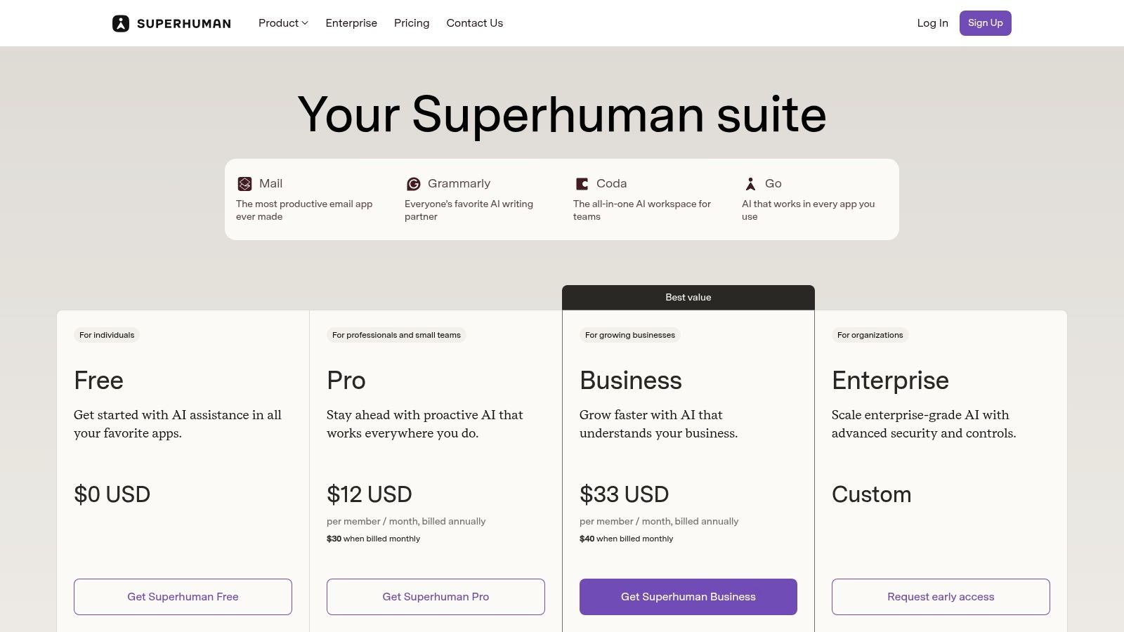 Superhuman (formerly Grammarly)