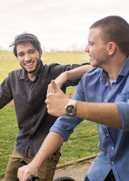 two men thumbs up bradenton