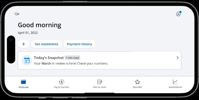 jd power 2023 us credit card mobile app satistfaction survey with arrow pointing towards Chase at 672 million as rank 6