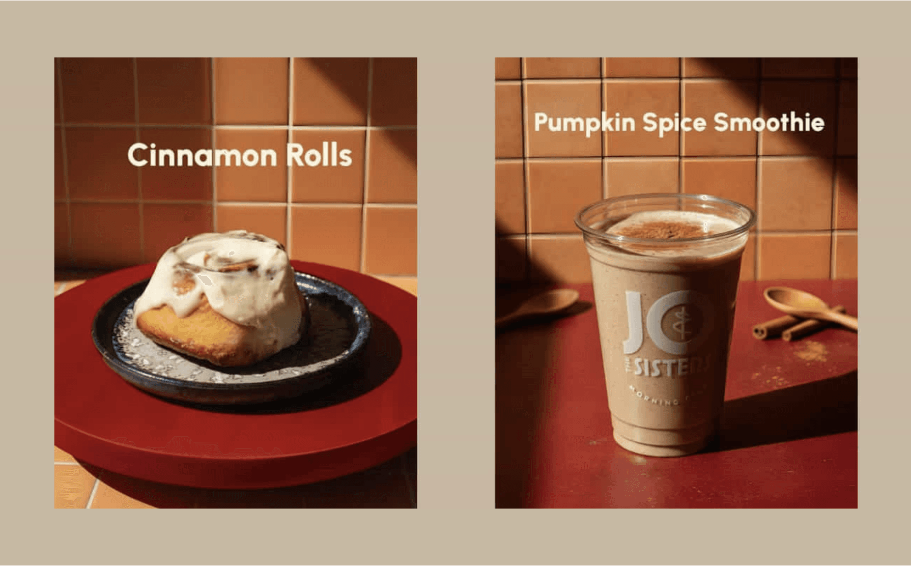 Cinnamon rolls with cream topping at Jo & The Sisters breakfast spot in Split