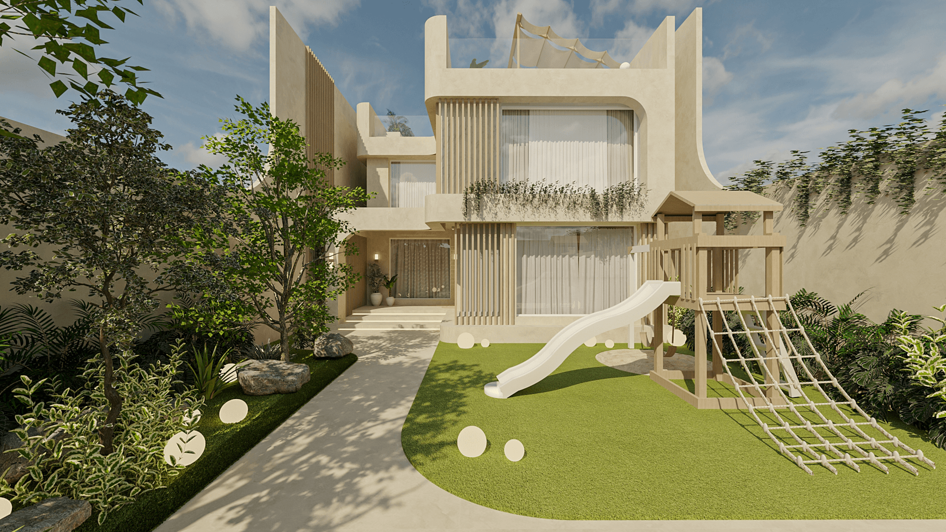 Caspian region home interior and exterior design - maelina studio