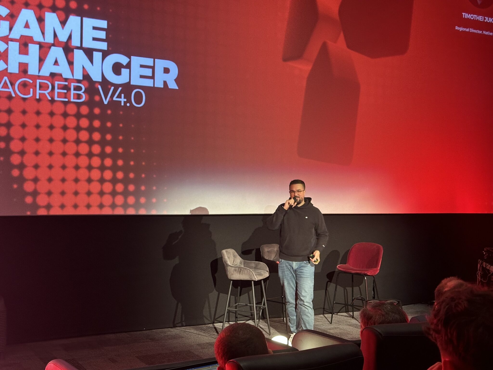 Bruno Mucheroni at Game Changer talking about human-centered business growth