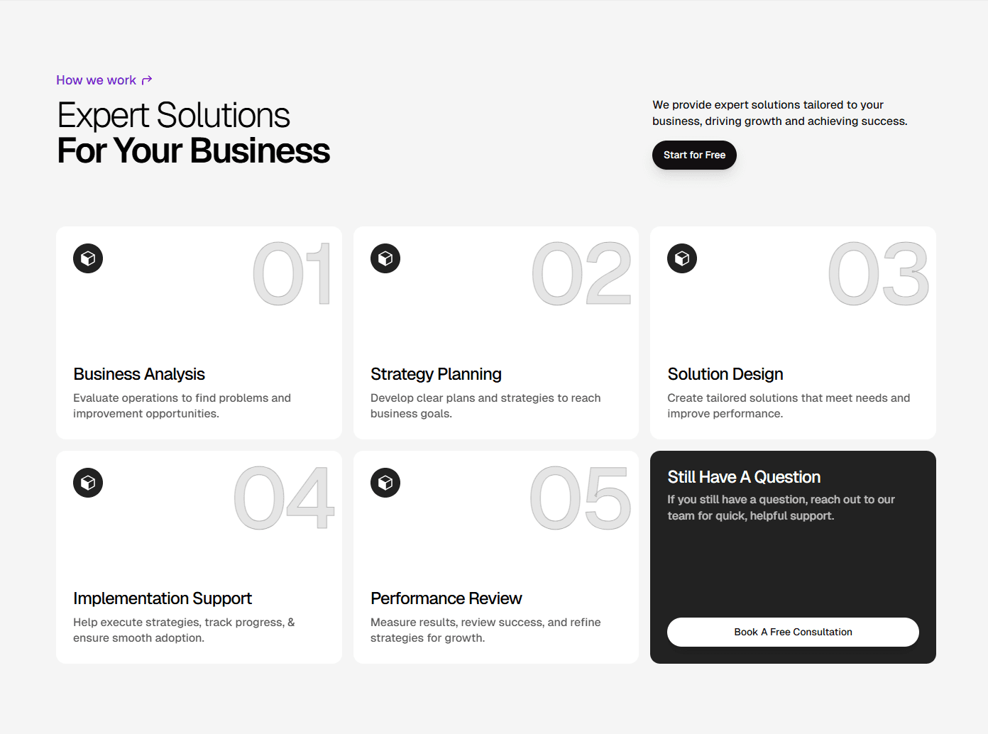 Framer How it Works Section Component