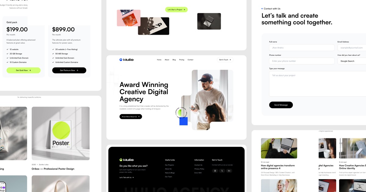 Clarity — Task Management App UI - Hulo- Agency Template