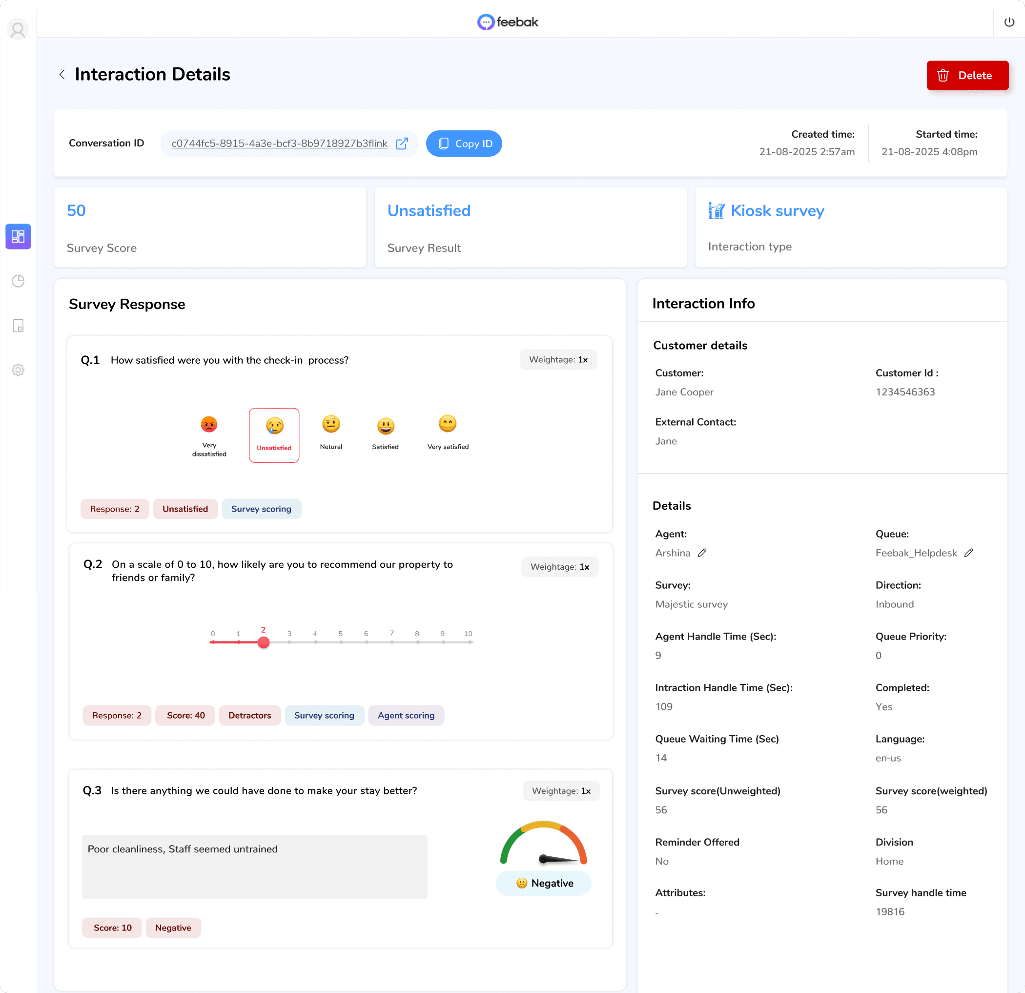 An image of Freelio's project ui