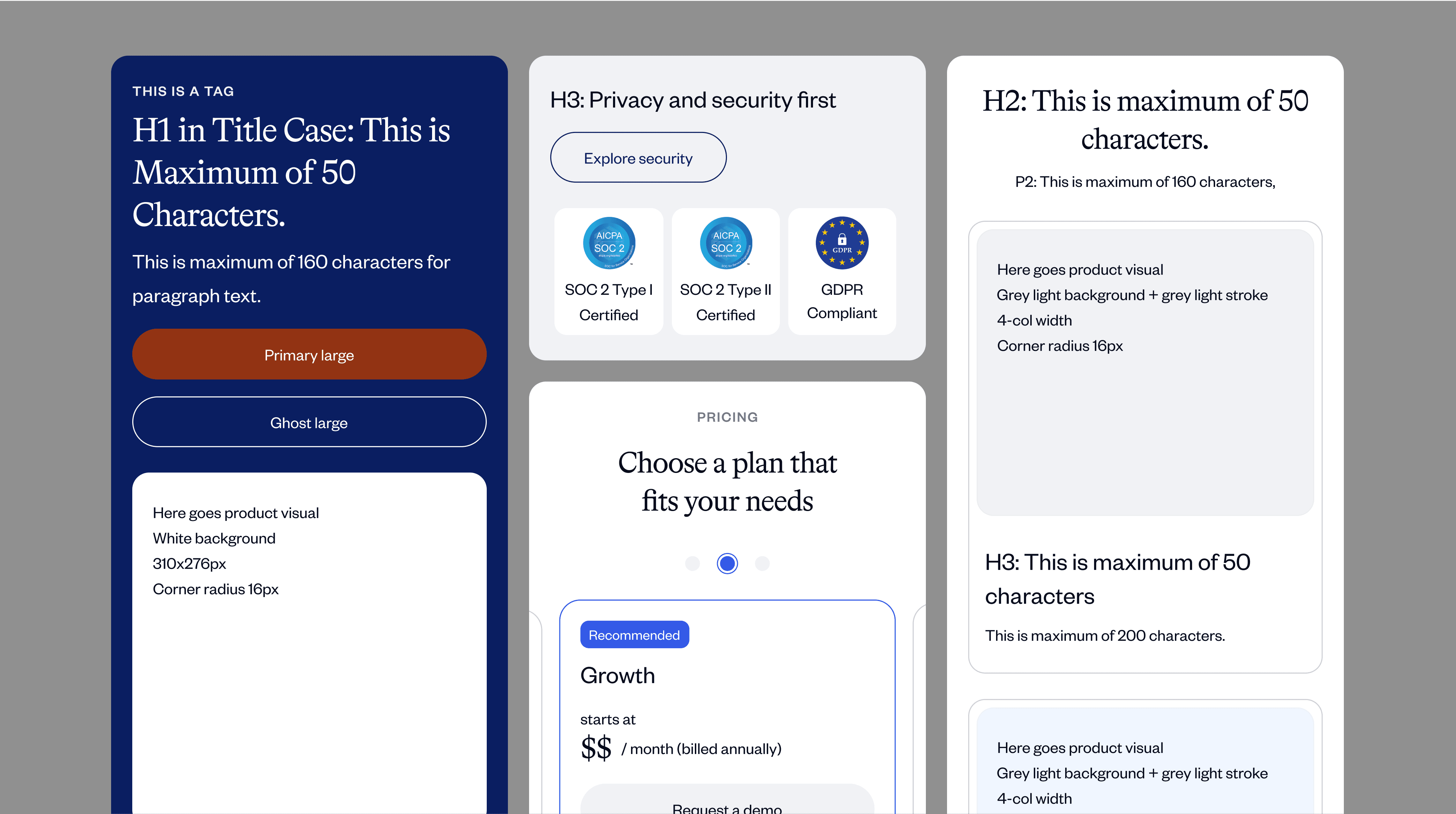 Website design system