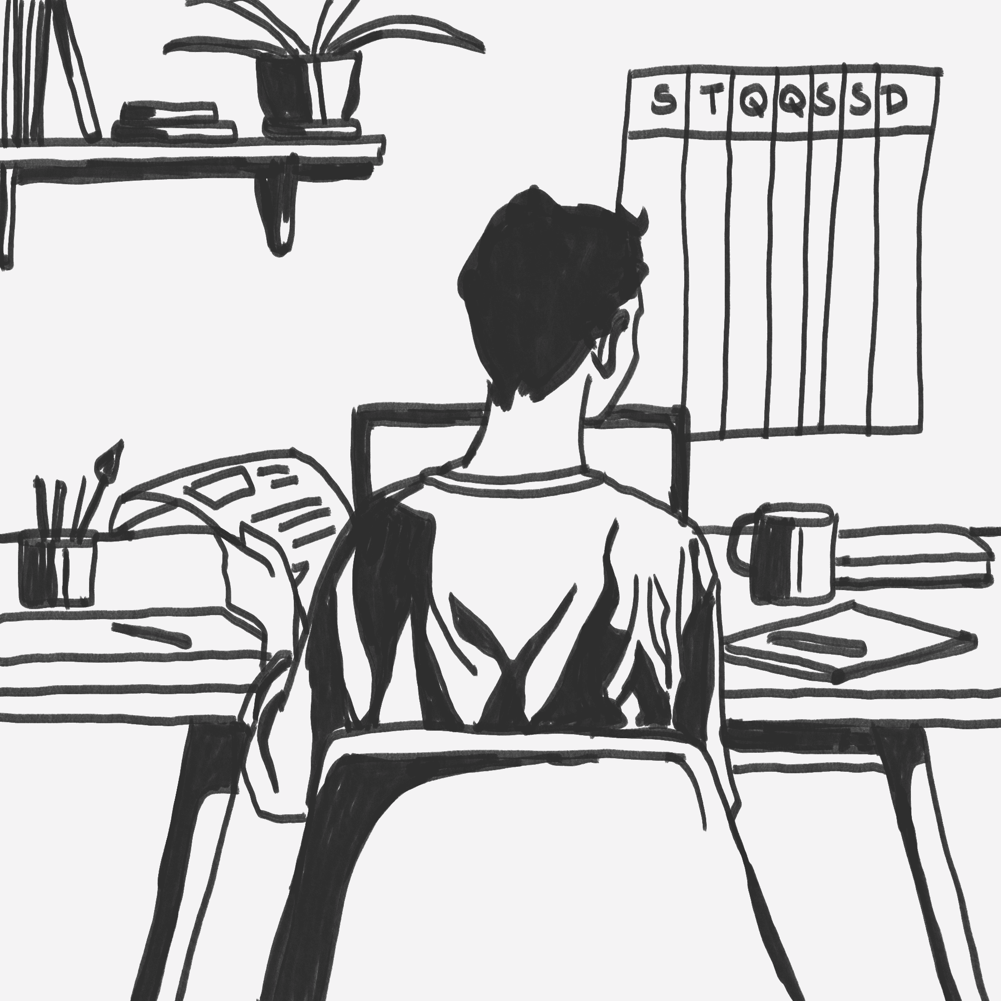 Woman with laptop
