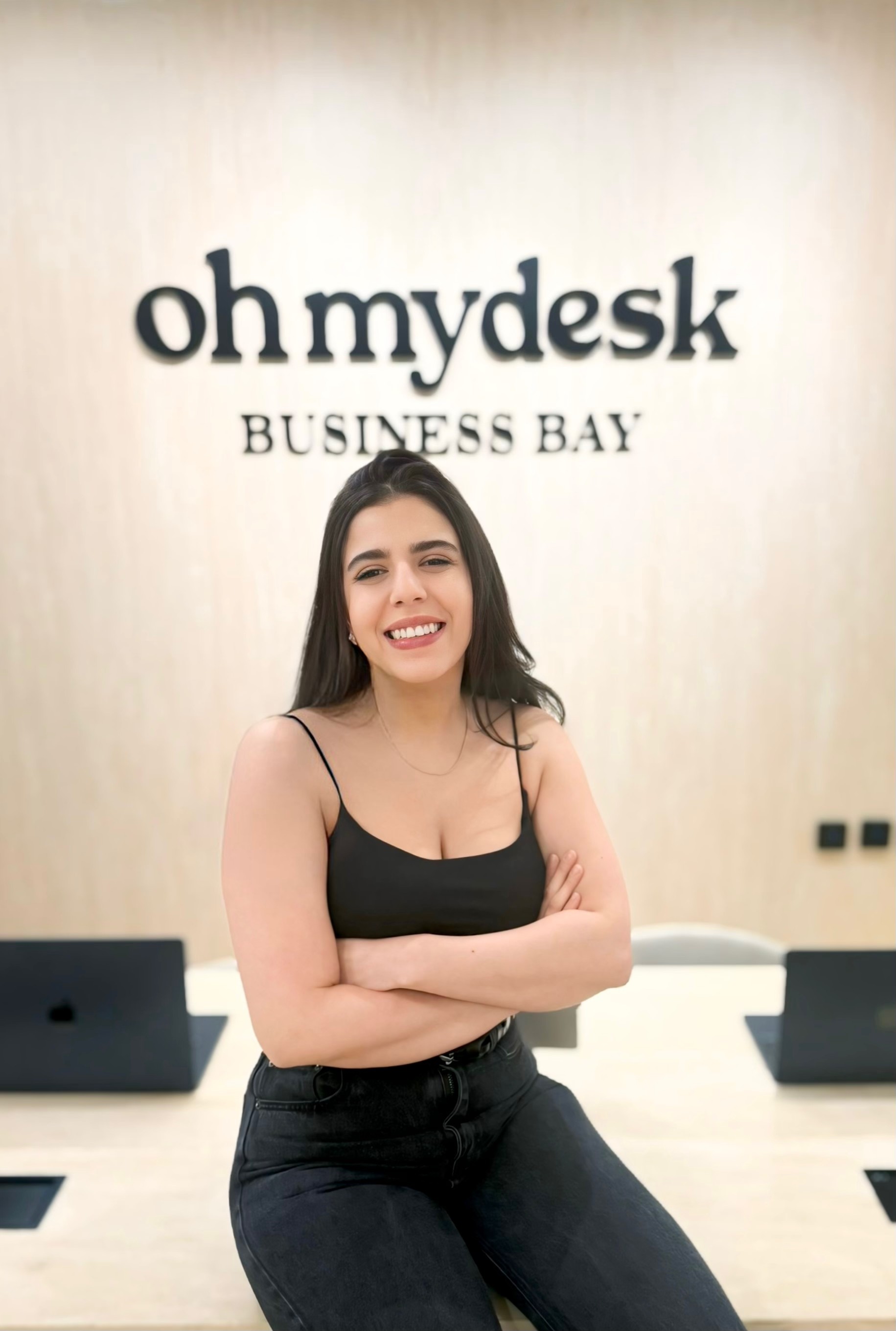 girl at oh my desk