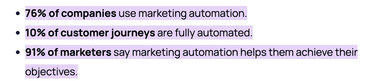 marketing automation ROI