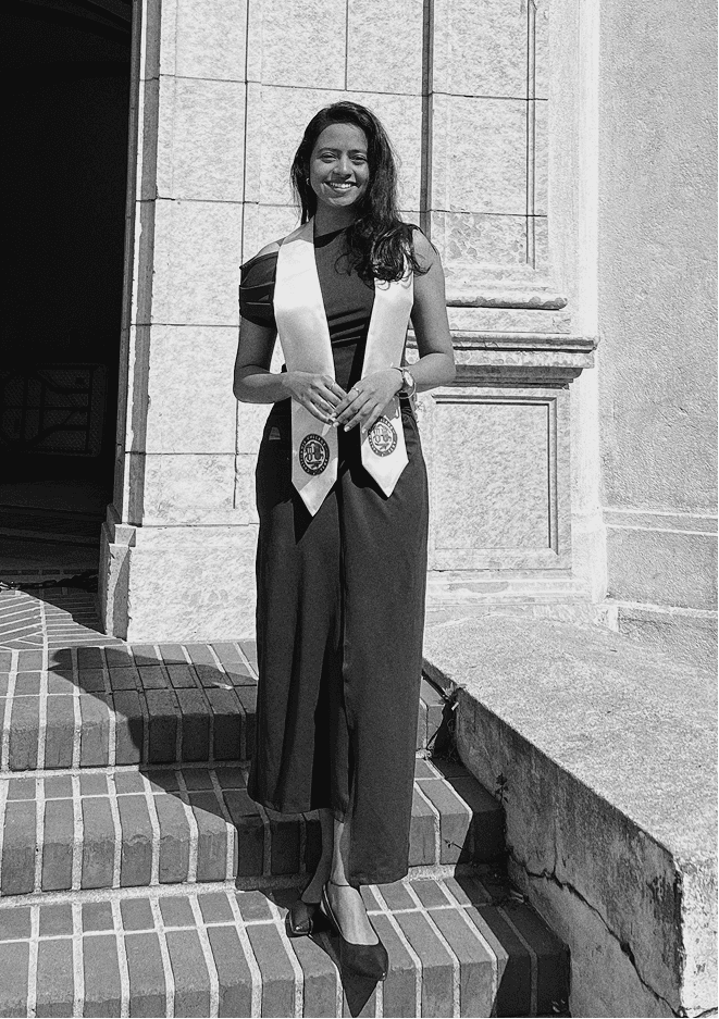 Outdoor Café Seating in a Sunlit Alley
