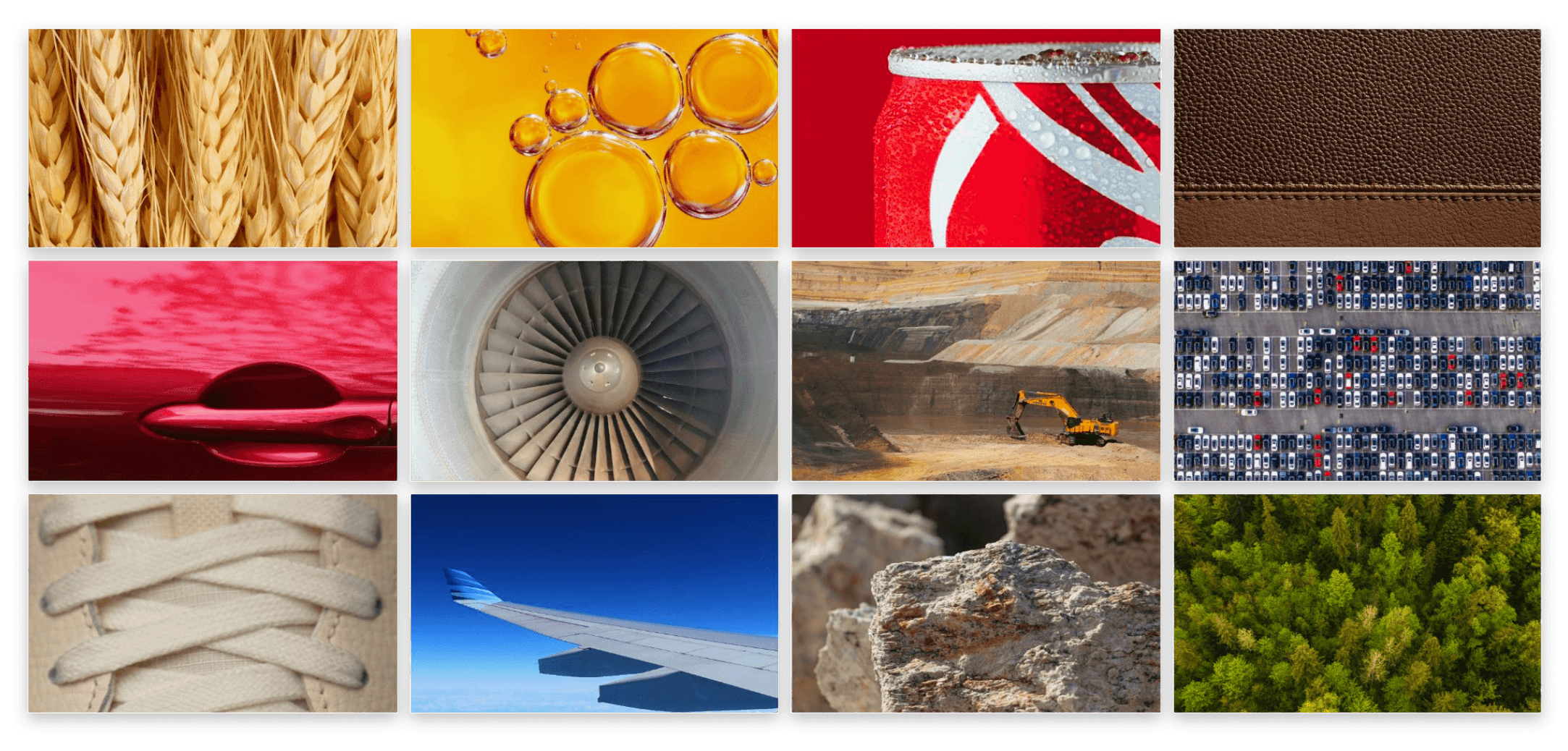 blue white and red abstract painting