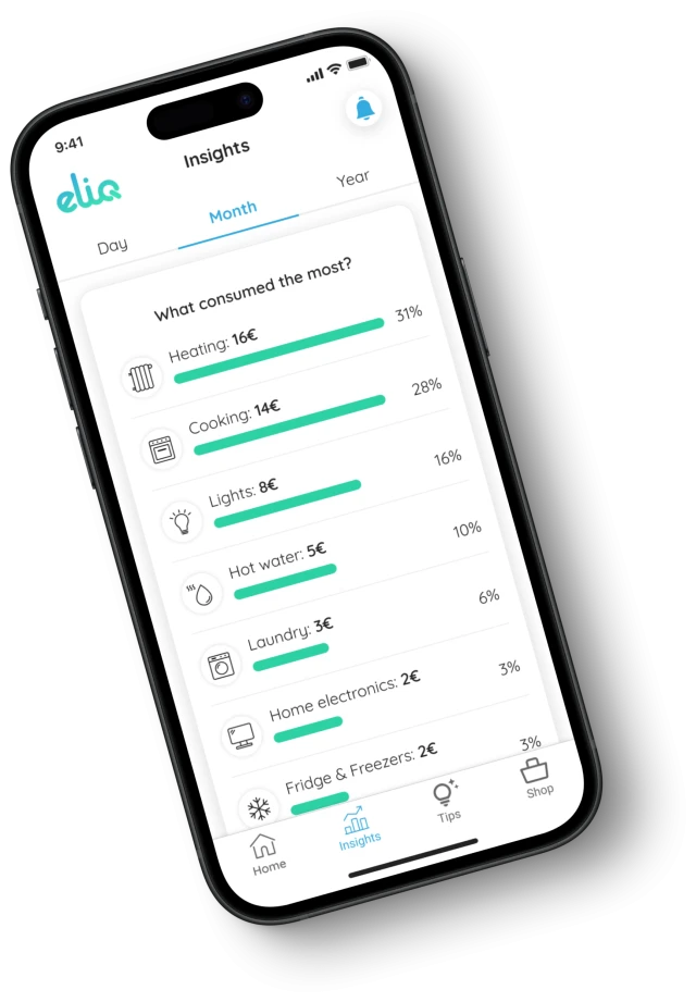 Eliq energy disaggregation