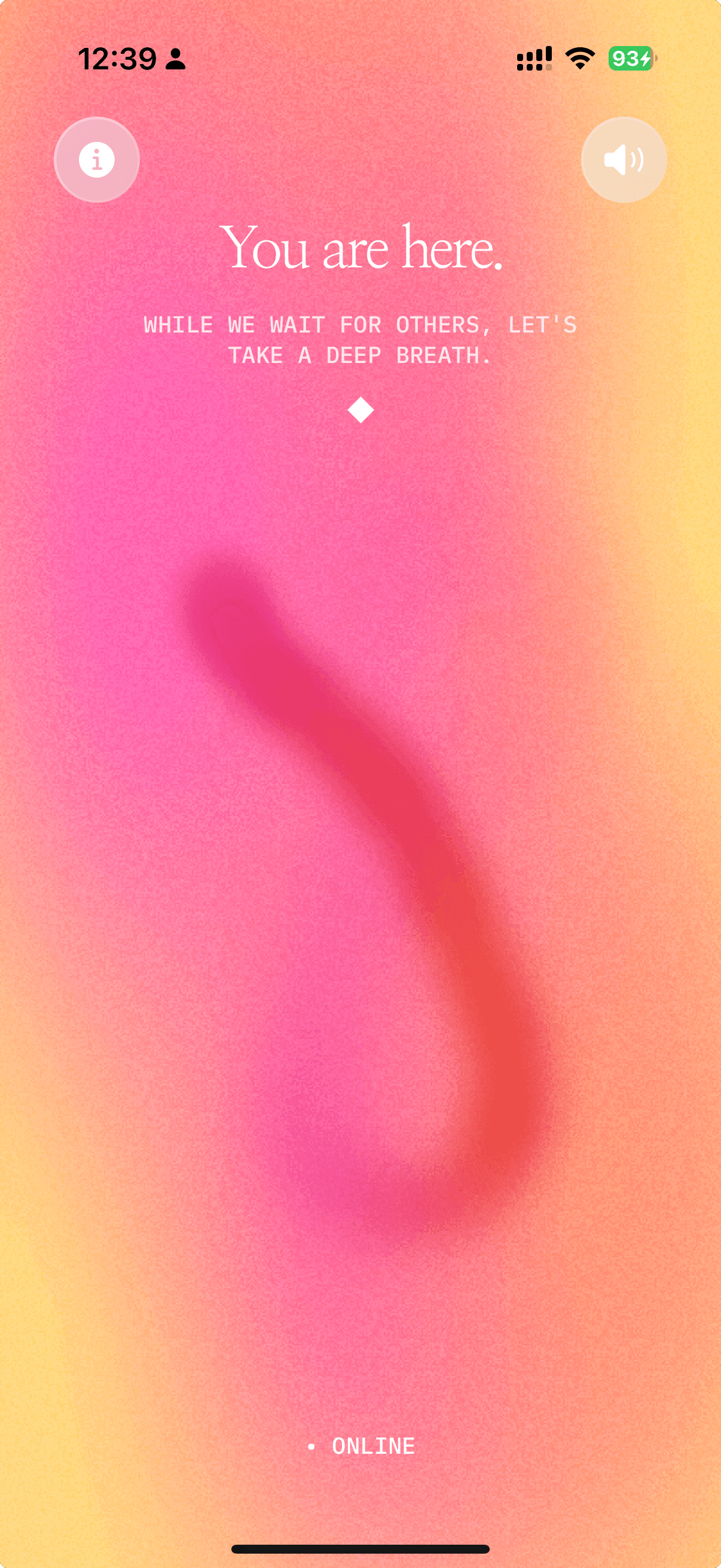 purple white and orange light