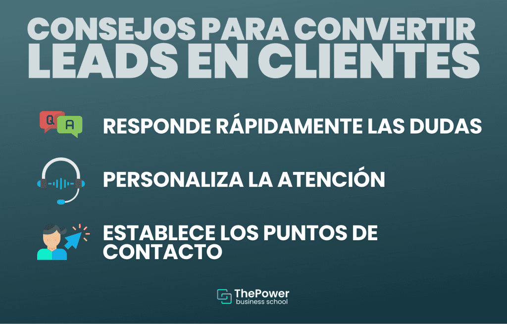 Consejos para convertir leads en clientes potenciales