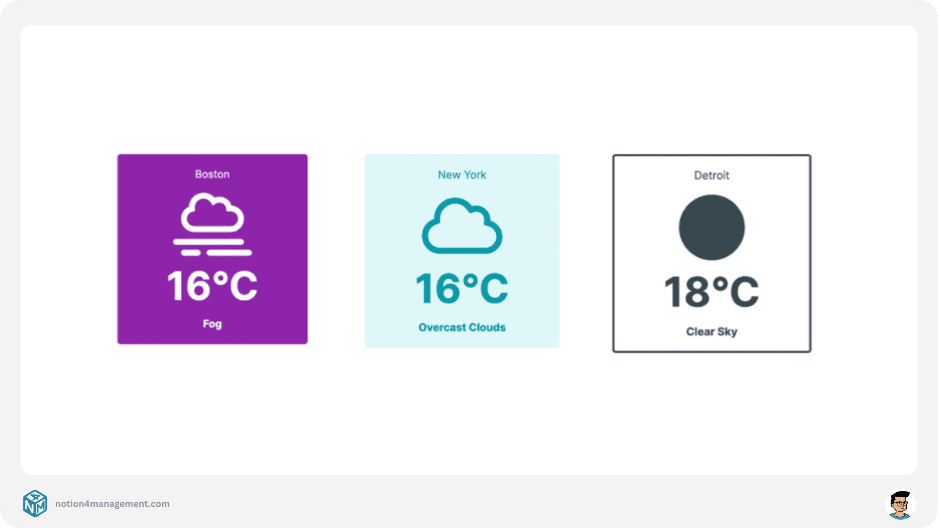 Notion Weather Widget