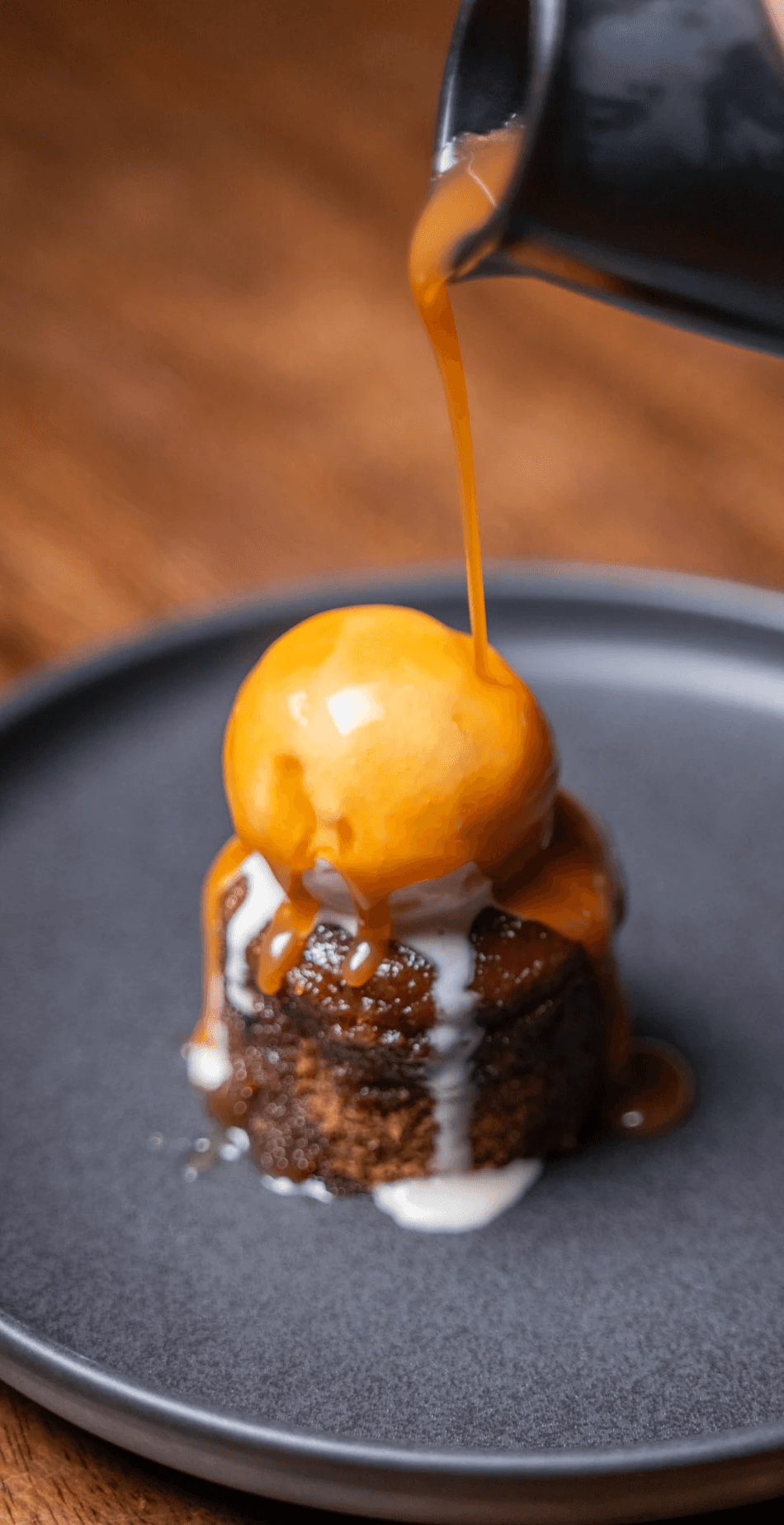 Stickey Toffee Pudding served in Fortress Tavern Restaurant