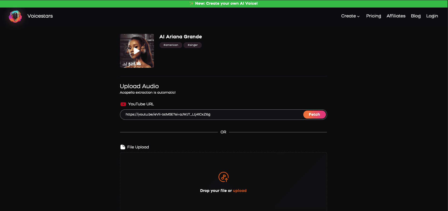 Ai custom voice - Ariana grande AI