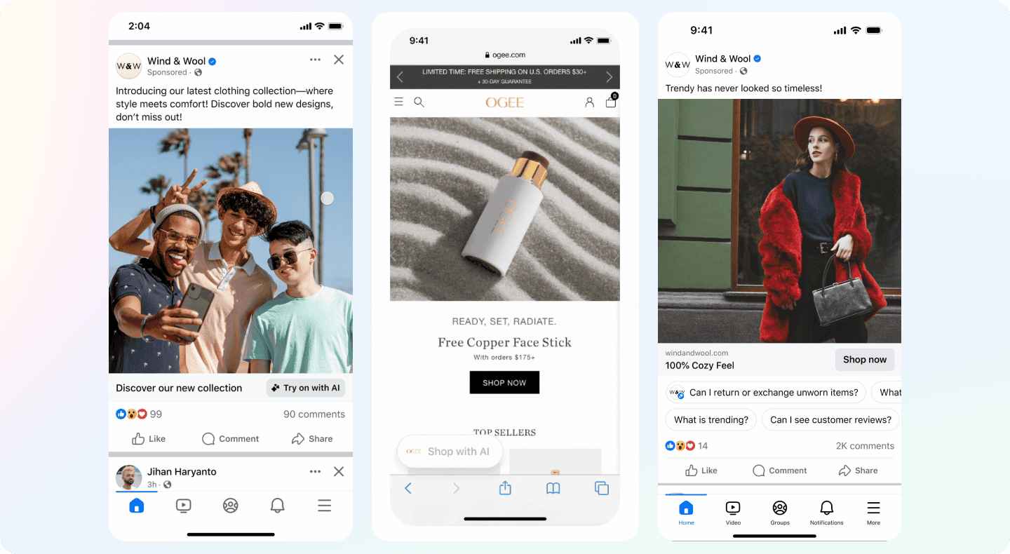 Tablet showing Bloomy UI