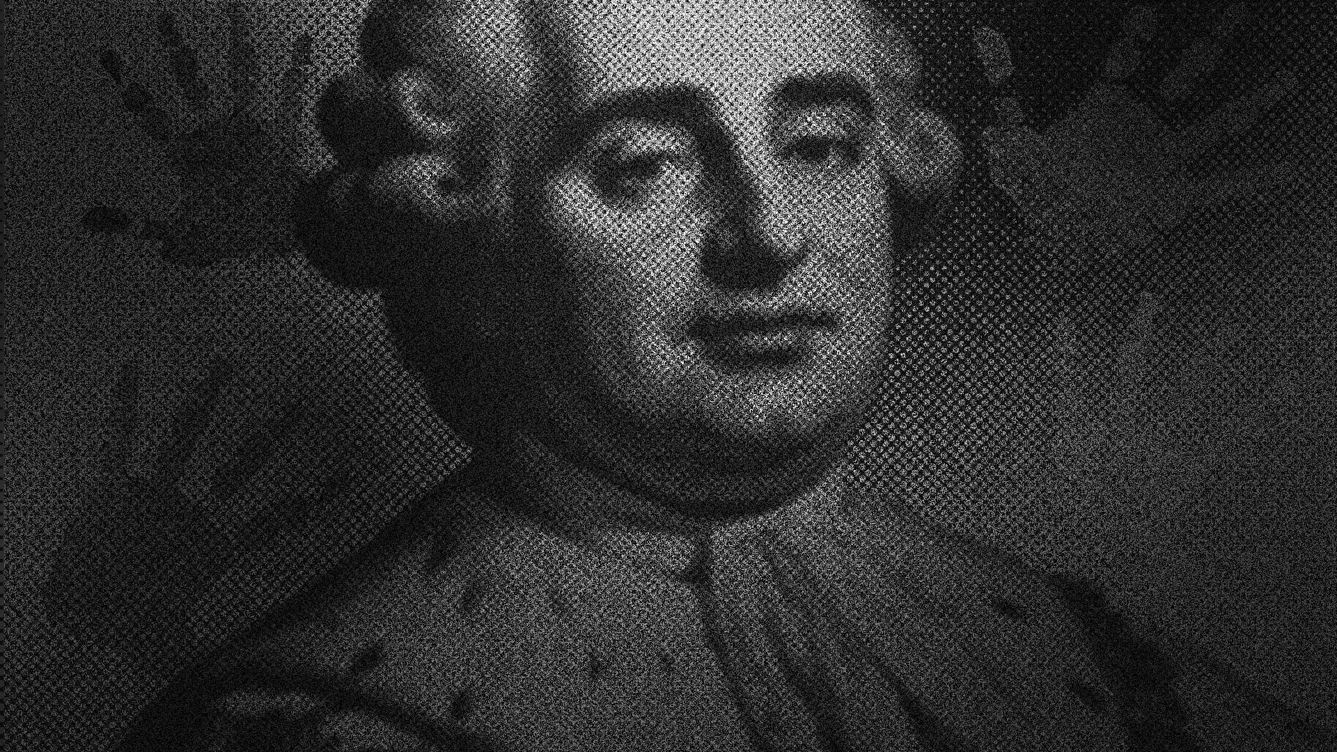 Patern orange avec des légets carrés à opacité réduite, faisant allusion au basketball